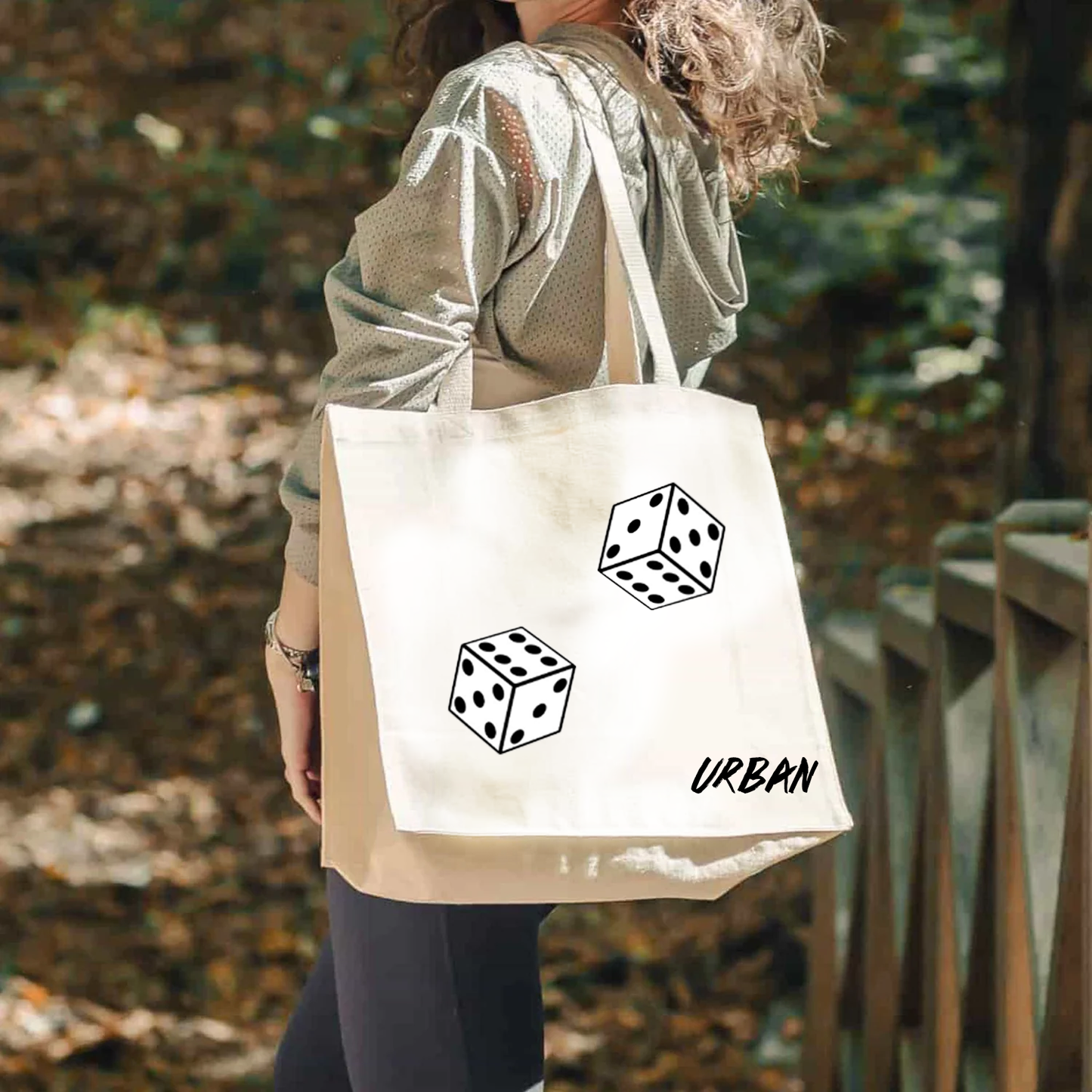 PRE-ORDER The Dice Tote – Urban District Canvas Bag