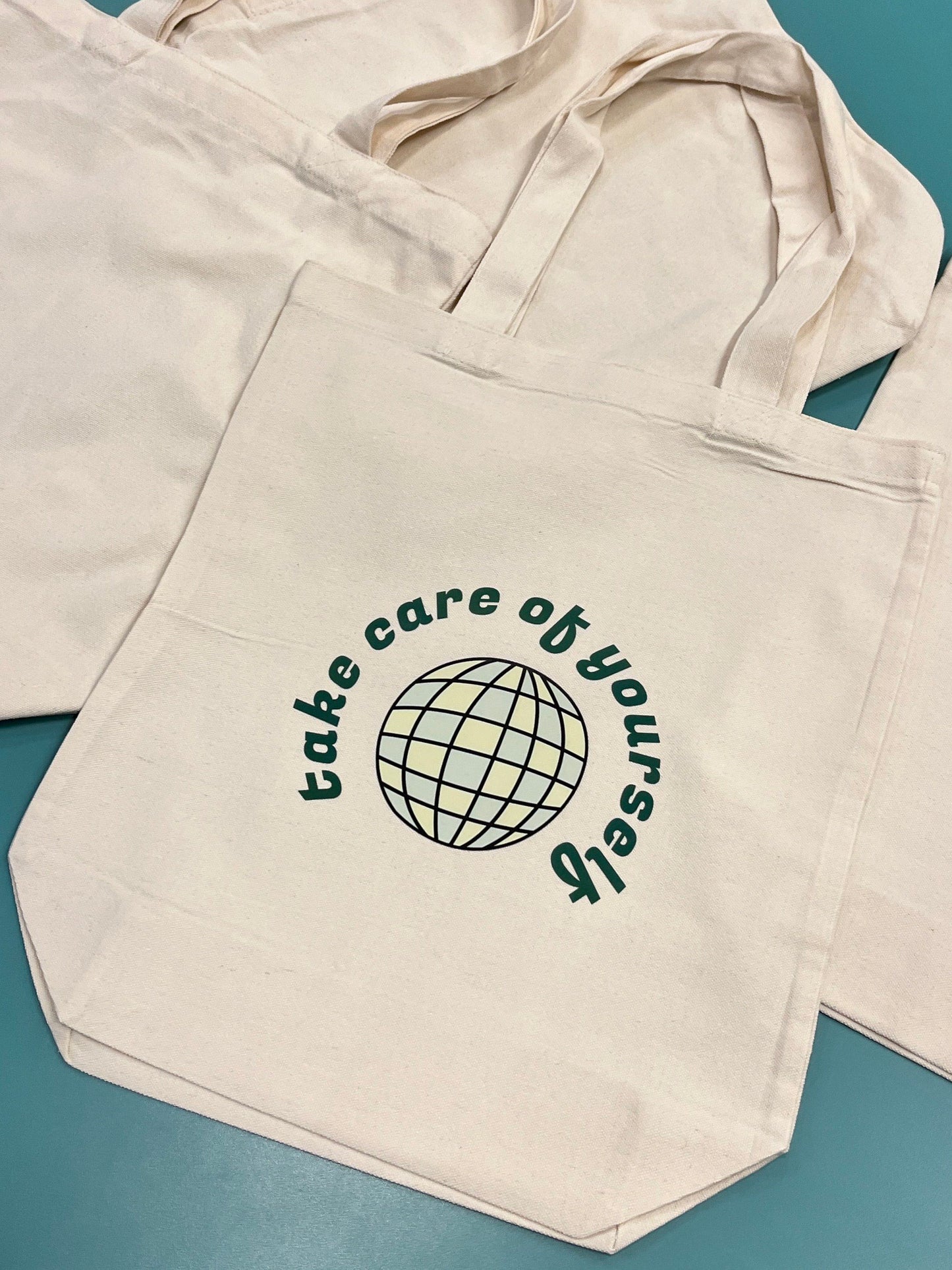 Tote-It: Take Care of Your Self – Self-Care Canvas Tote